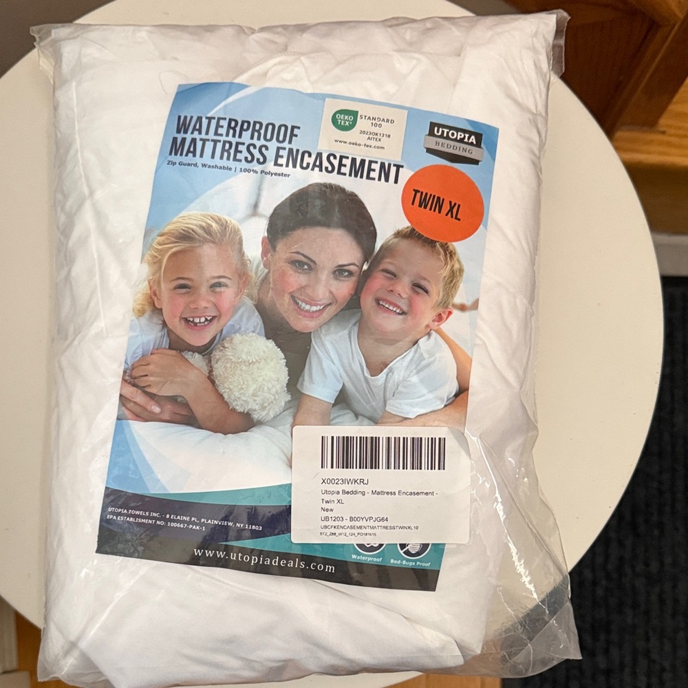 Utopia Bedding Waterproof Mattress Encasement - White (Twin XL)